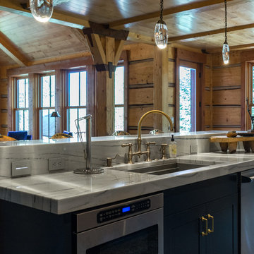 Macabus Fantasy Quartzite & Nambian White Marble
