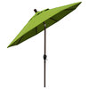 7.5' Aluminum Umbrella Push Tilt, Sunbrella, Macaw