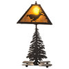 22 High Deer on the Loose W/Lighted Base Table Lamp