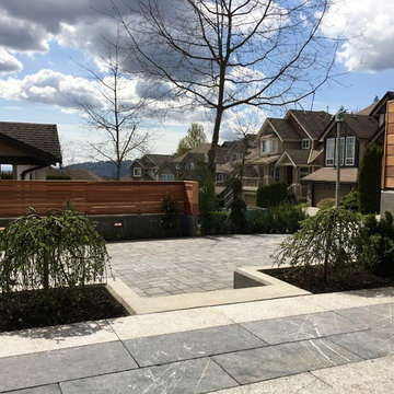 Looking towards the driveway, closer