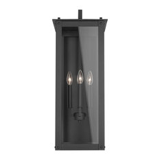 Capital Lighting 934641 Hunt 4 Light 29" Tall Outdoor Wall Sconce - Black