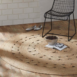 April & Olive - Celeste Jute Rug 6Ft Round - Area Rugs