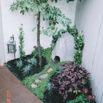 Turtle Garden with Fountain Pond and Caves