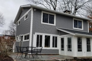 Home design - country home design idea in Boston