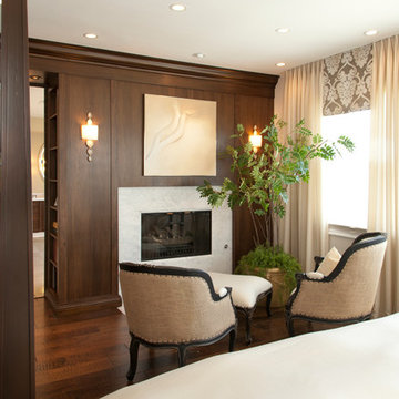 Robeson Design Master Bedroom Fireplace