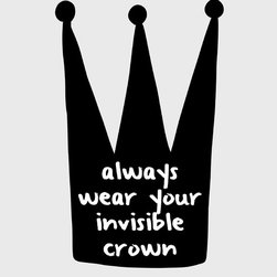Invisible Crown - Kids Wall Decor