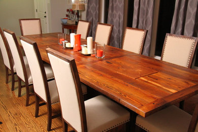 Inspiration for a contemporary dining room remodel in St Louis