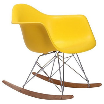 Rocker Bucket Chair (Set Of 4), Yellow