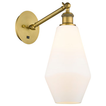 Innovations 317-1W-BB-G651-7-LED 1-Light Sconce, Brushed Brass