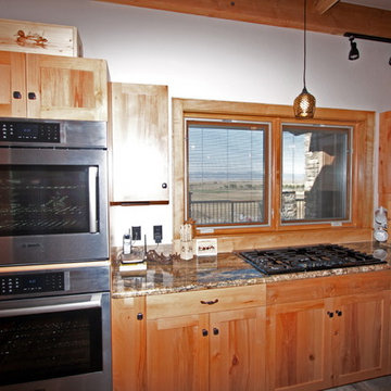 Custom Rustic Beech Kitchen