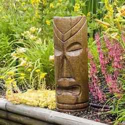 Polynesian Tiki Mask- Large - Garden Statues And Yard Art