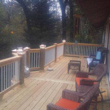 2 Tier Wood Deck