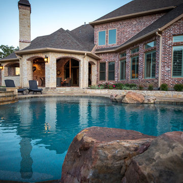 Moss Rock Boulder Coping