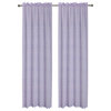 Genie Sheer Fabric Curtain, 50"x84", Lilac