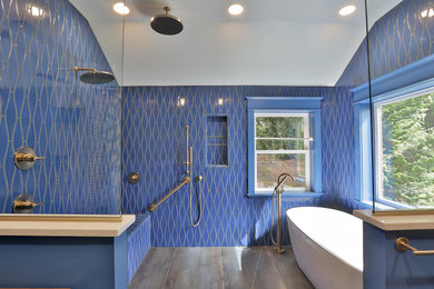 Bathroom - eclectic bathroom idea in Portland