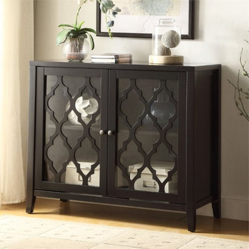 Acme Console Table in Black Finish 97382