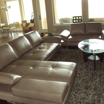 Sasha Sectionals - Tan Leather