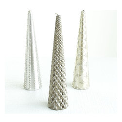 GLISTENING TREE CANDLES &ndash; LARGE - NEW - Candles