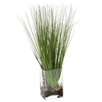 Waterlook® Grass in Rectangular Glass