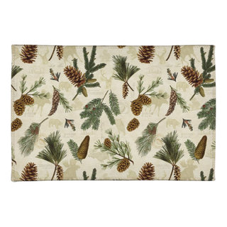 Winter Botanical Garden Outdoor Rug by Burcu Korkmazyurek