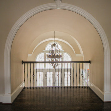 Project #45 | Curved Oak & Wrought Iron Staircase