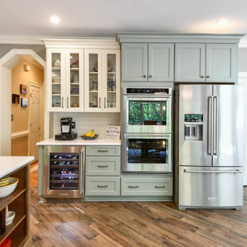 Transitional Three-finish Kitchen Remodel Williamsburg, VA