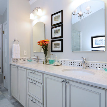 Traditional White Bathroom Olney, MD
