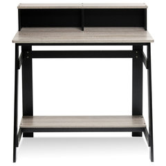 Furinno Jaya Compact Computer Study Desk, Black