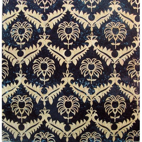 Floral Geometry Marble Mosaic Art, 31"x31"