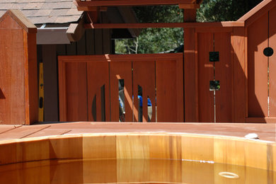 Example of an eclectic pool design in San Francisco