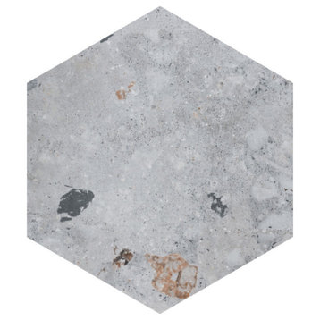 Recycle Hex River Multicolor Porcelain Floor and Wall Tile