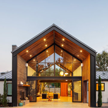 Coastal Remodel and Addition Contemporary Fusion