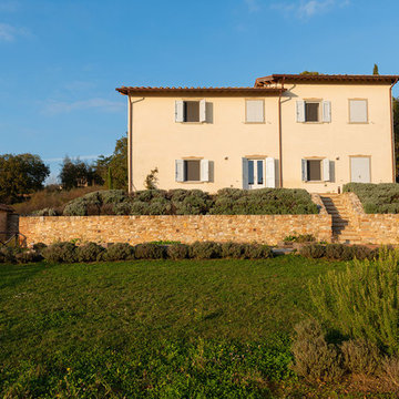 Restauro di un'antica fattoria nelle colline aretine