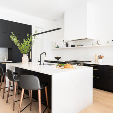 Ultra Sleek Kitchen on the Hill
