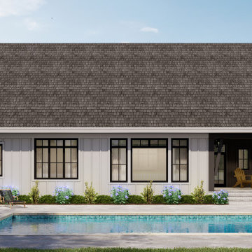 Emarie May Farm House Plan - Back