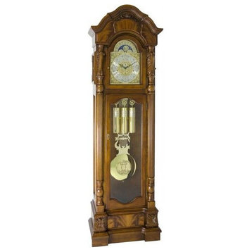 Anstead Grandfather Clock by Hermle Clocks - Cherry