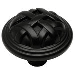 Cosmas - Cosmas 7064FB Flat Black Braided Cabinet Knob, Single - Manufacturer: Cosmas