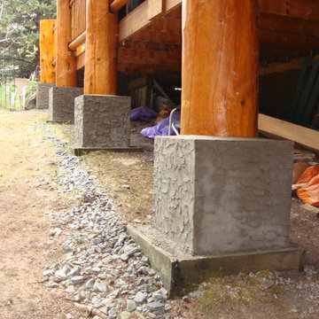 After pier base