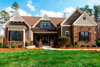 Craftsman exterior home idea in Charlotte