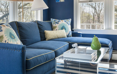 Room of the Day: Nautical Chic Brings the Cozy to a Family Room