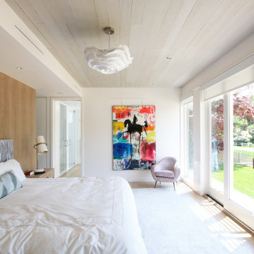 Modern Master Bedroom with Built-In Bed