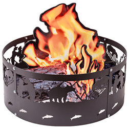 Rustic Fire Pits by Colorado Cylinder Stoves