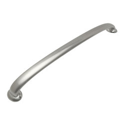 Cosmas - Cosmas 827-12SN Satin Nickel Appliance Pull, 12" Hole Centers, Set of 5 - Cabinet And Drawer Handle Pulls