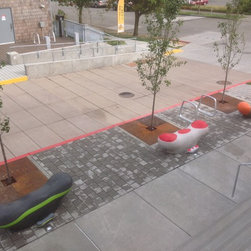 Hillside Terrace Sculptural Concrete Benches - Products