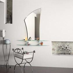 CAMILLE WALL MIRROR WITH SHELVES - Products