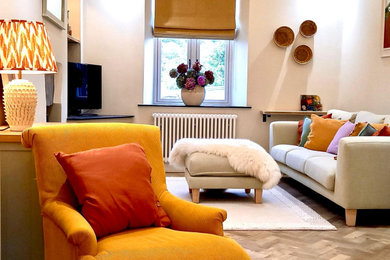 Inspiration for a bohemian living room in Other.