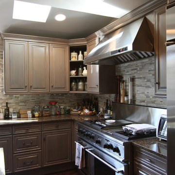 Short Hills, NJ Faux Painting Kitchen Cabinet Renovation