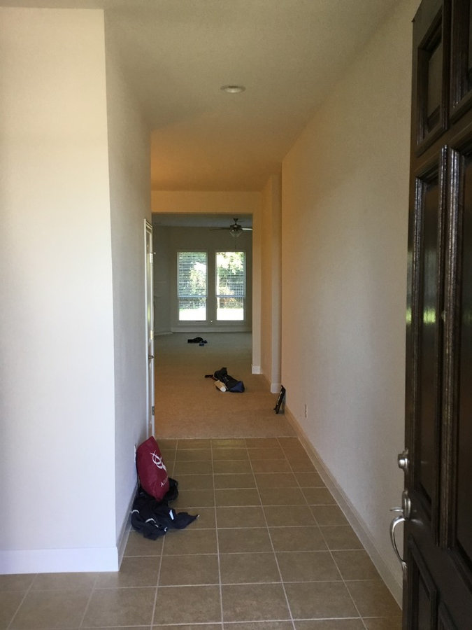 5" wood installation