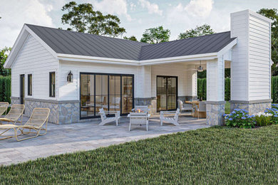 Inspiration for a patio remodel in New York
