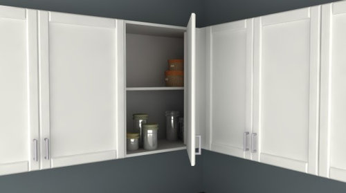 Ikea Blind Corner With Photos - Ikea Sektion Corner Wall Cabinet Dimensions